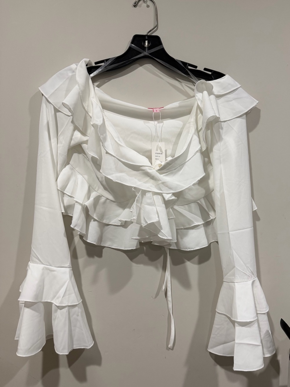 Off-Shoulder Ruffle Top - Picture 5 of 5